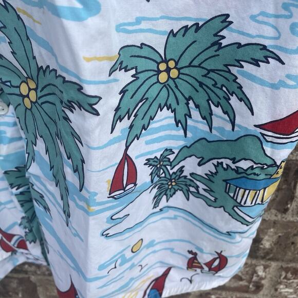 Vintage Hawaiian Shirt LG Vibrant Men’s Button Up By Catalina Beach‎ Naples FL. - Picture 4 of 8